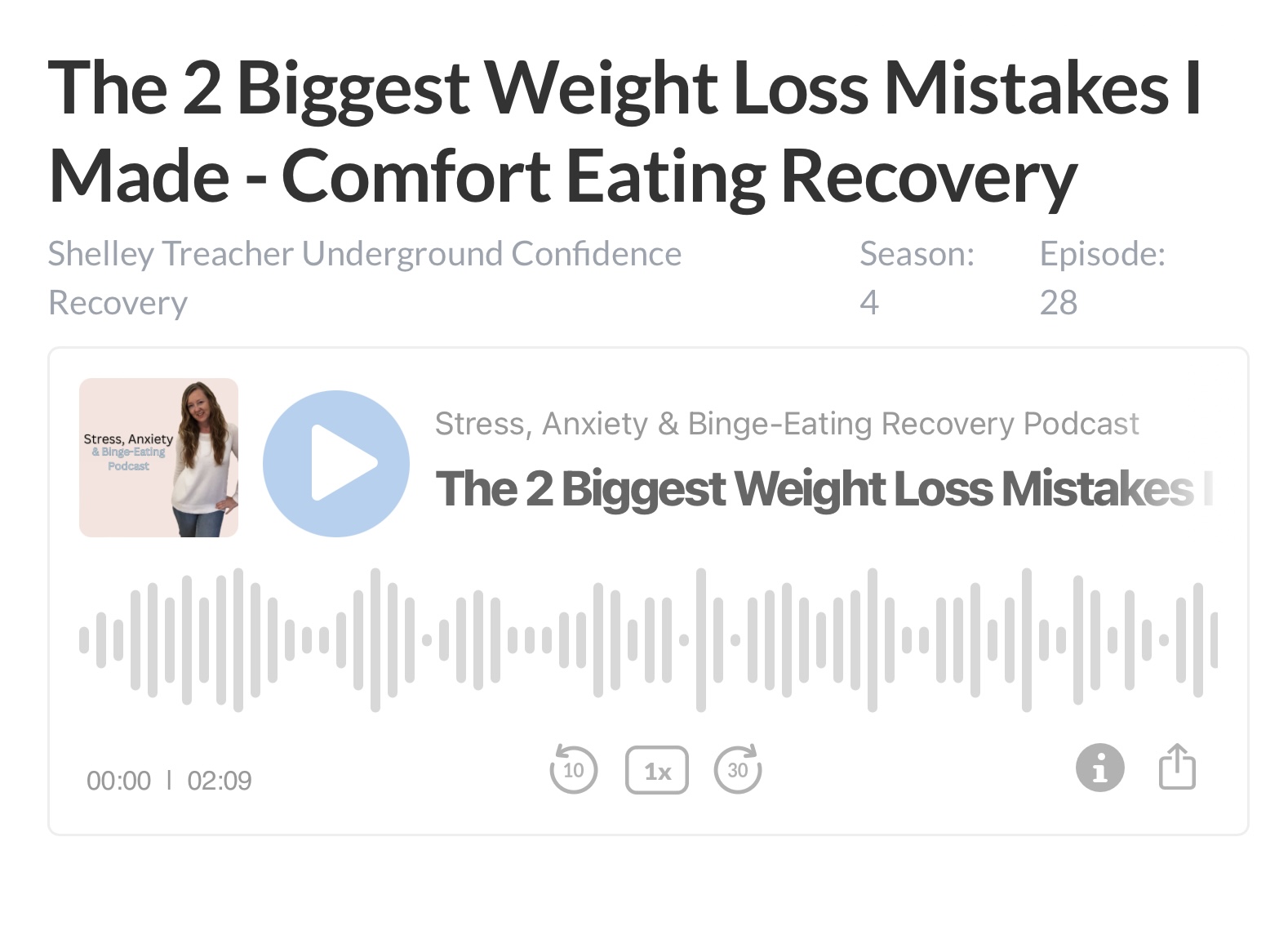 The Two Biggest Weight Loss Mistakes I Made
