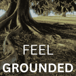 Tree with strong roots and green leaves symbolising grounding, calm, and nervous system regulation in somatic therapy